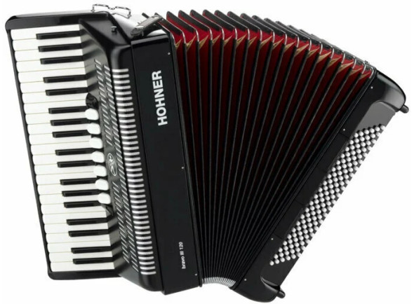 Hohner Bravo III 120 Black Hohner Bravo III 120 Black